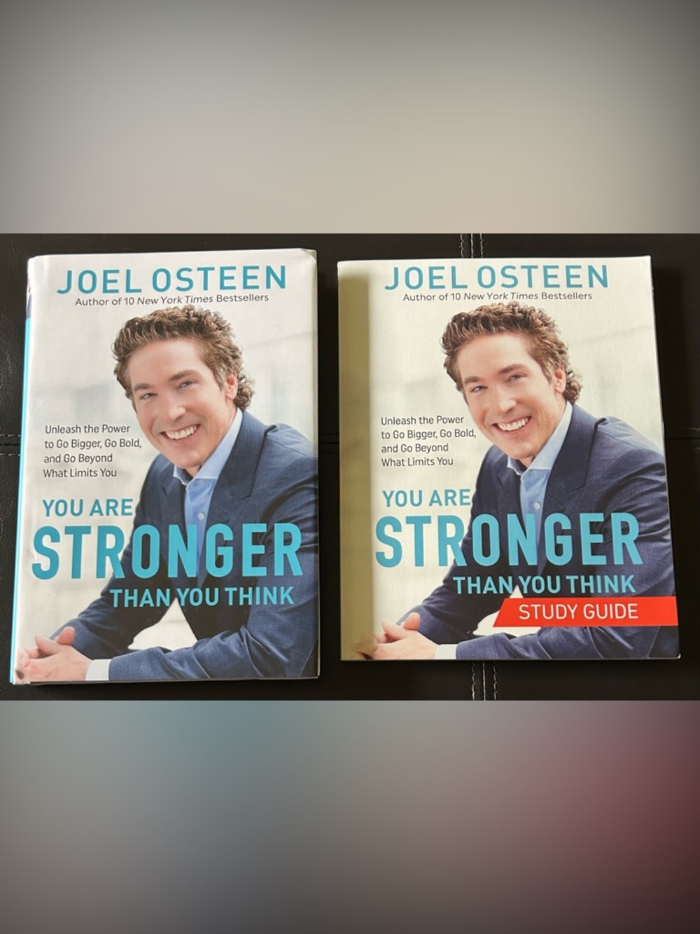 NEW Joel Osteen, you are stronger than you think. Book and study guide.